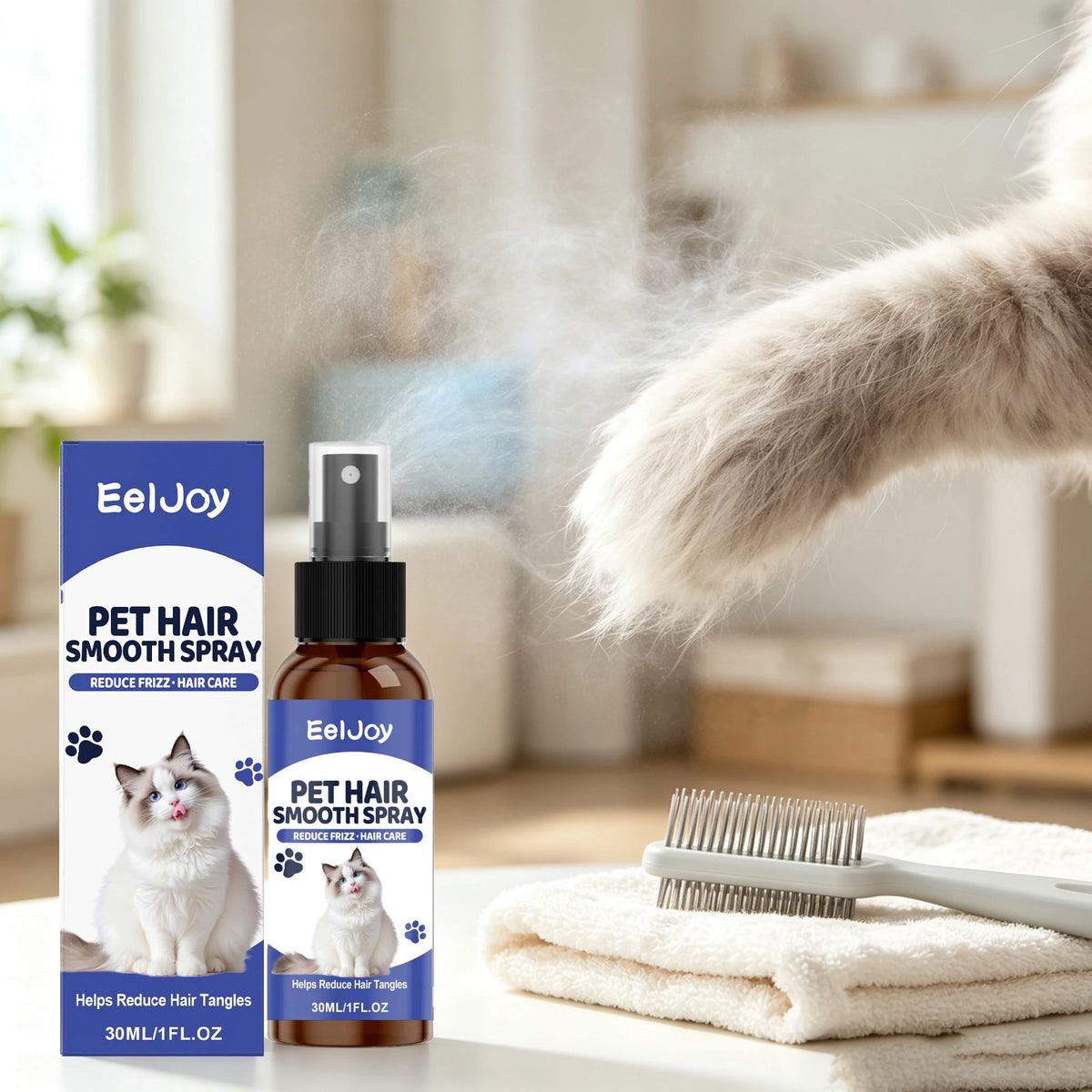 Professional Pet Hair Smoothing Spray For Healthy Dog And Cat Coats