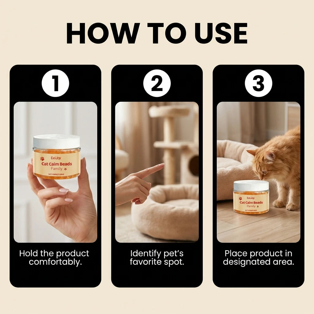 Cat Calming Beads Gentle Formula Stress And Anxiety Relief Supplement