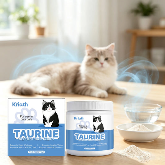 Natural Taurine Powder Supplement For Cats And Dogs Oral Health