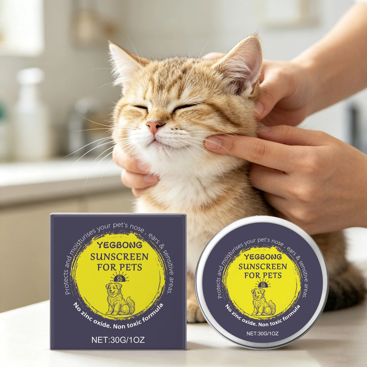 Yegbong Gentle Pet Sunscreen Cream For Dogs And Cats Protection