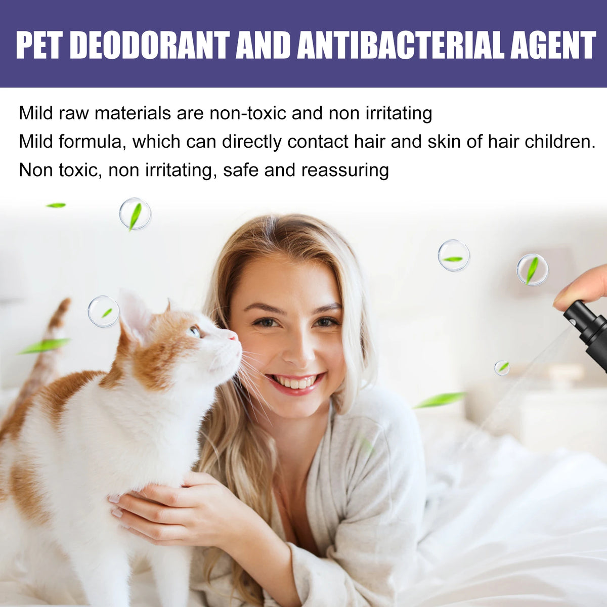 Yegbong Moisturizing Pet Deodorant Spray For Canine Comfort