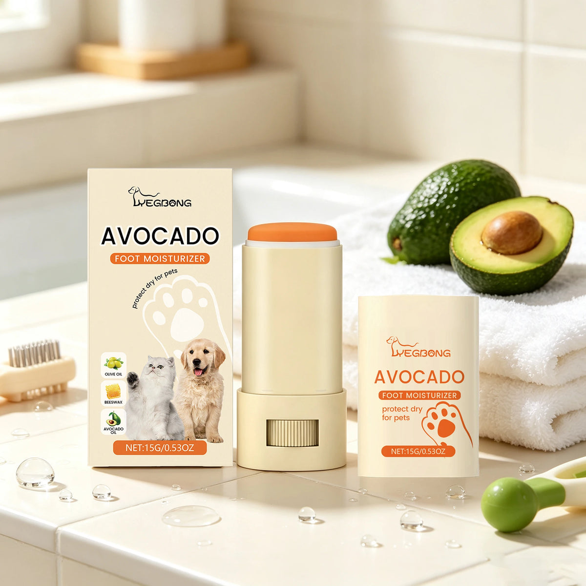 Yegbong Avocado Oil Pet Paw Balm Nourishing Care For Cats Dogs