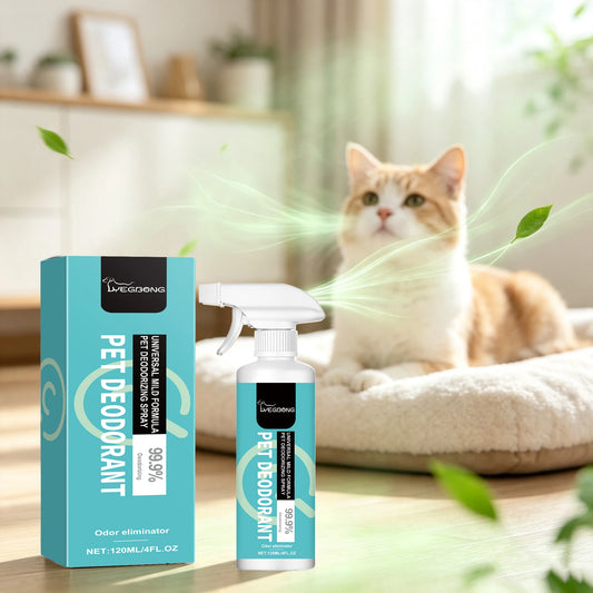 Yegbong Gentle Pet Deodorant Spray With Lime Green Tea Scent