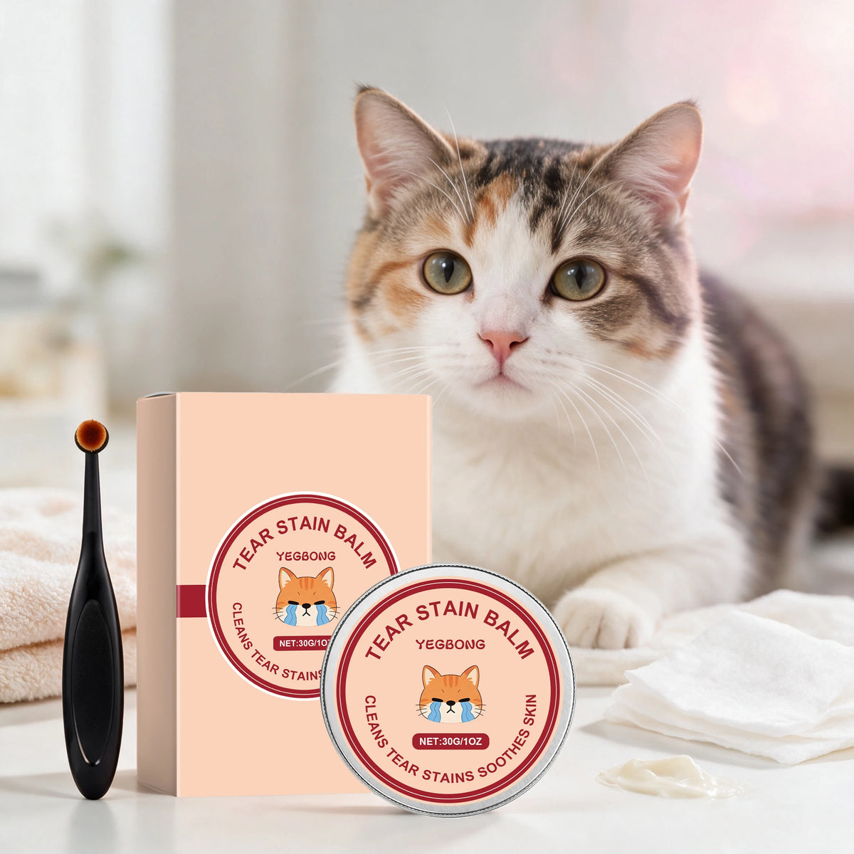 Yegbong Pet Tear Stain Remover Balm Gentle Eye Treatment