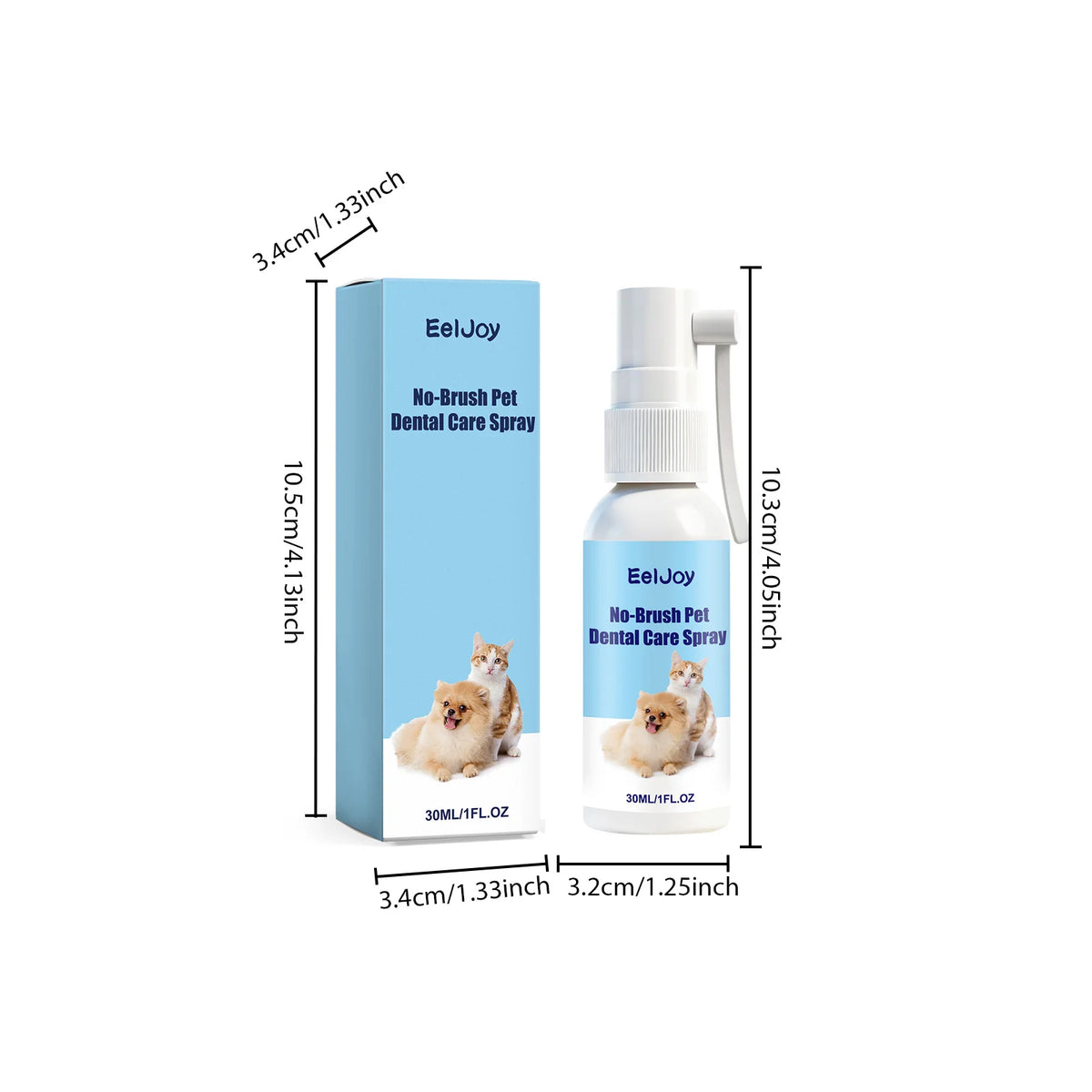 Daily Pet Dental Spray Removes Stains And Eliminates Bad Breath