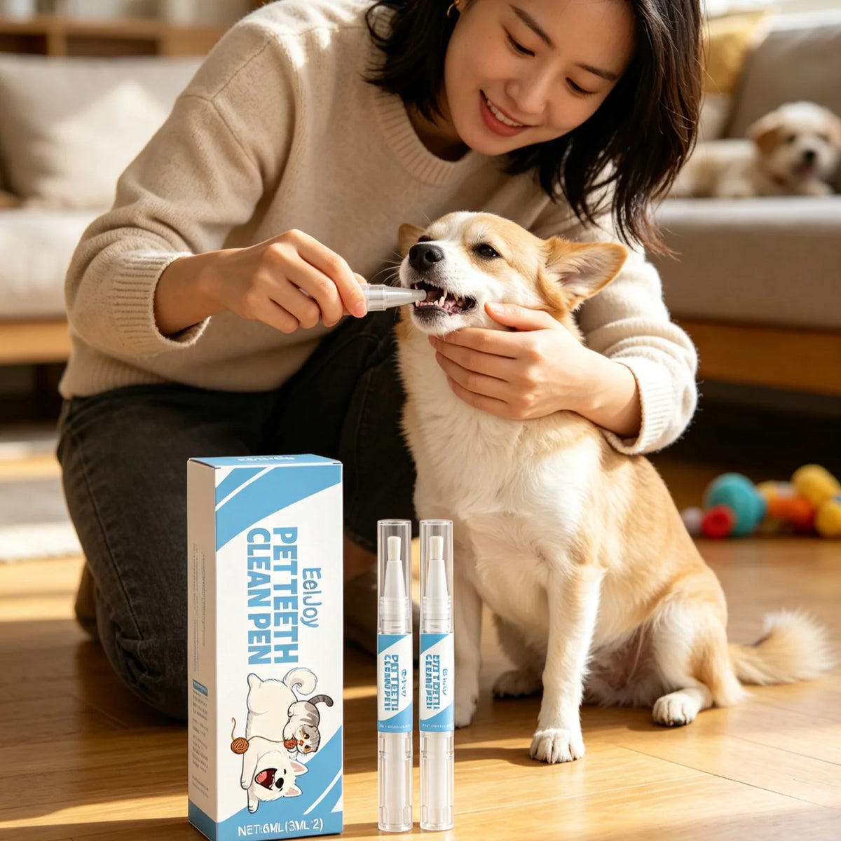 EelJoy Pet Dental Clean Pen Removes Stains And Freshens Breath
