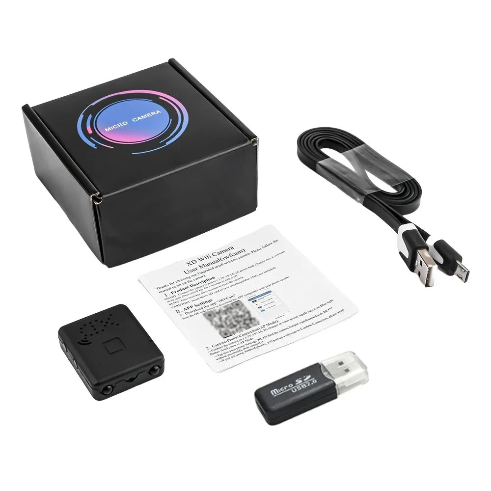 Mini WiFi Security Camera With Night Vision And Motion Detection