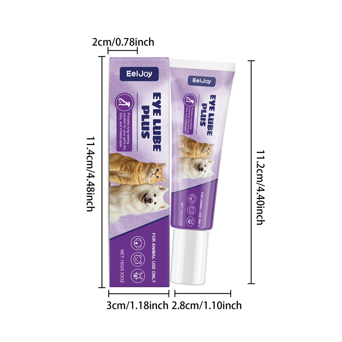 Daily Premium Pet Eye Tear Stain Cleaning Gel Solution