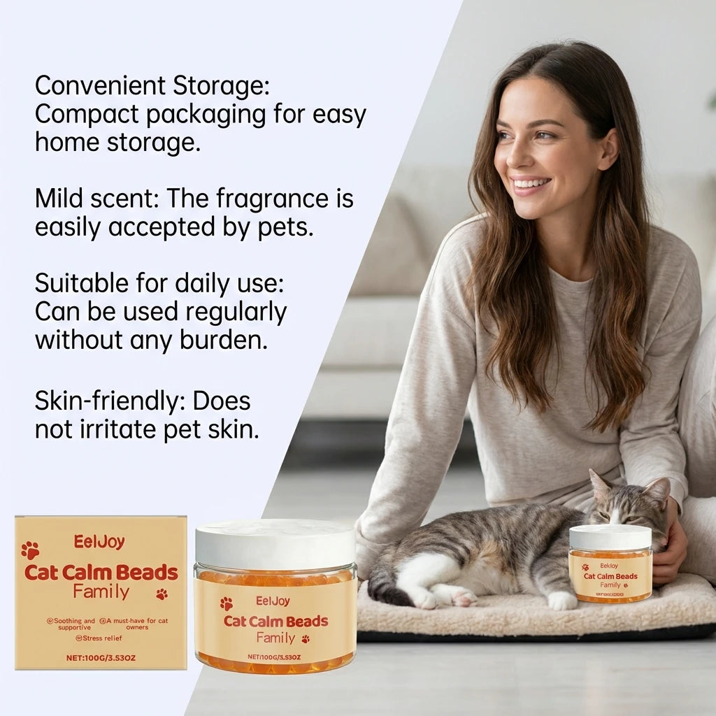 Cat Calming Beads Gentle Formula Stress And Anxiety Relief Supplement