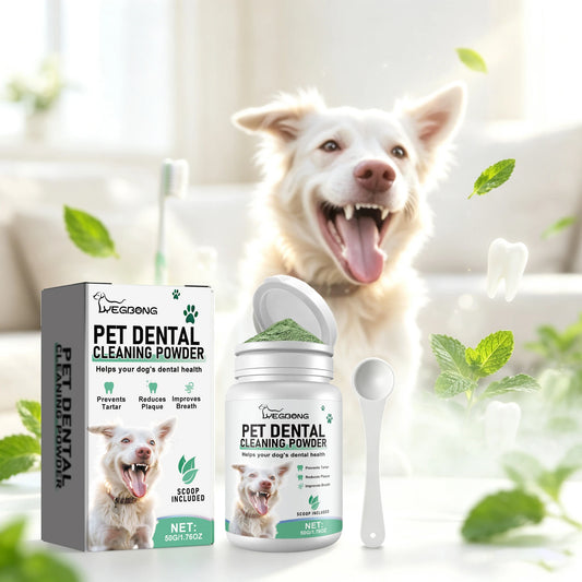 Yegbong Pet Dental Cleaning Powder Removes Plaque And Tartar