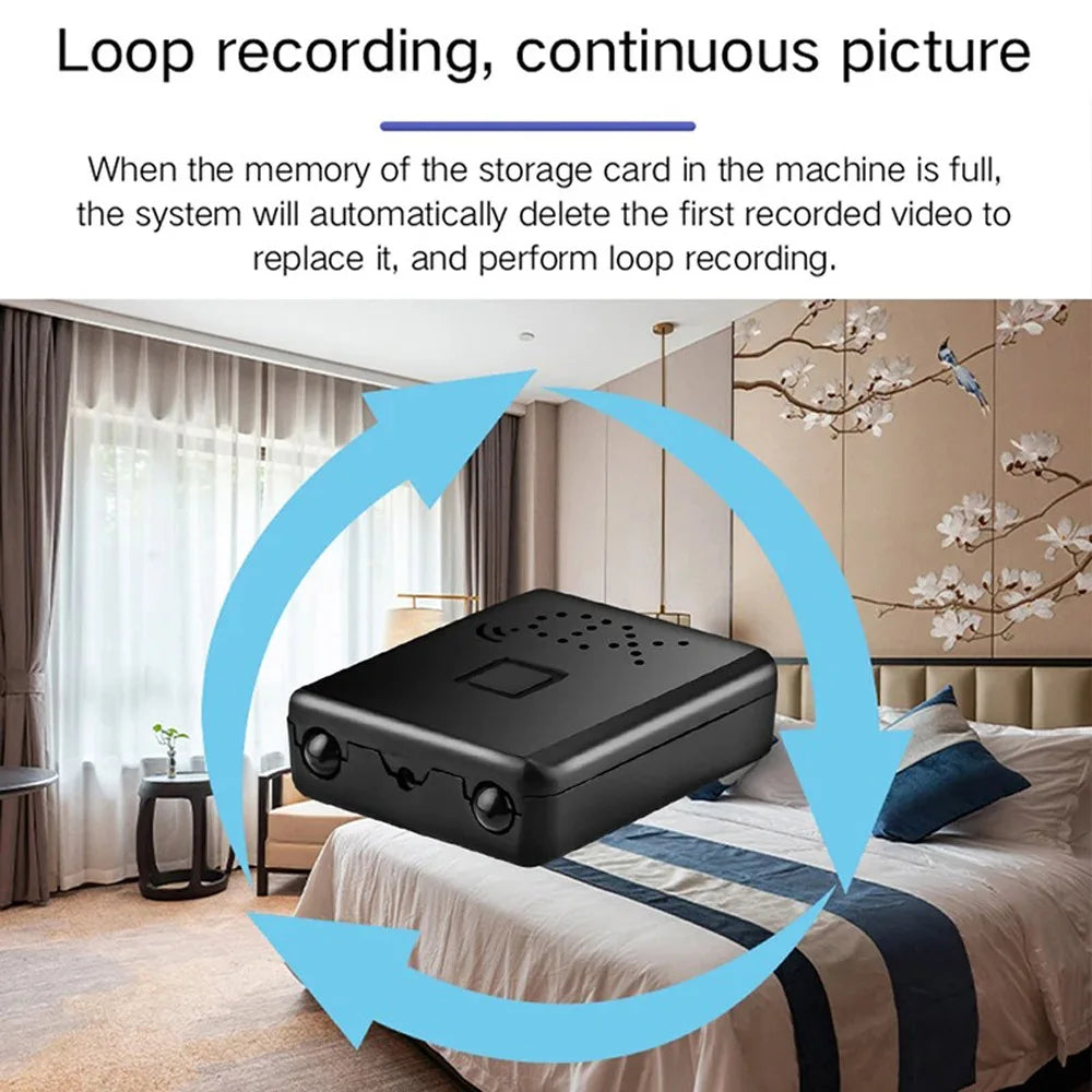 Mini WiFi Security Camera With Night Vision And Motion Detection