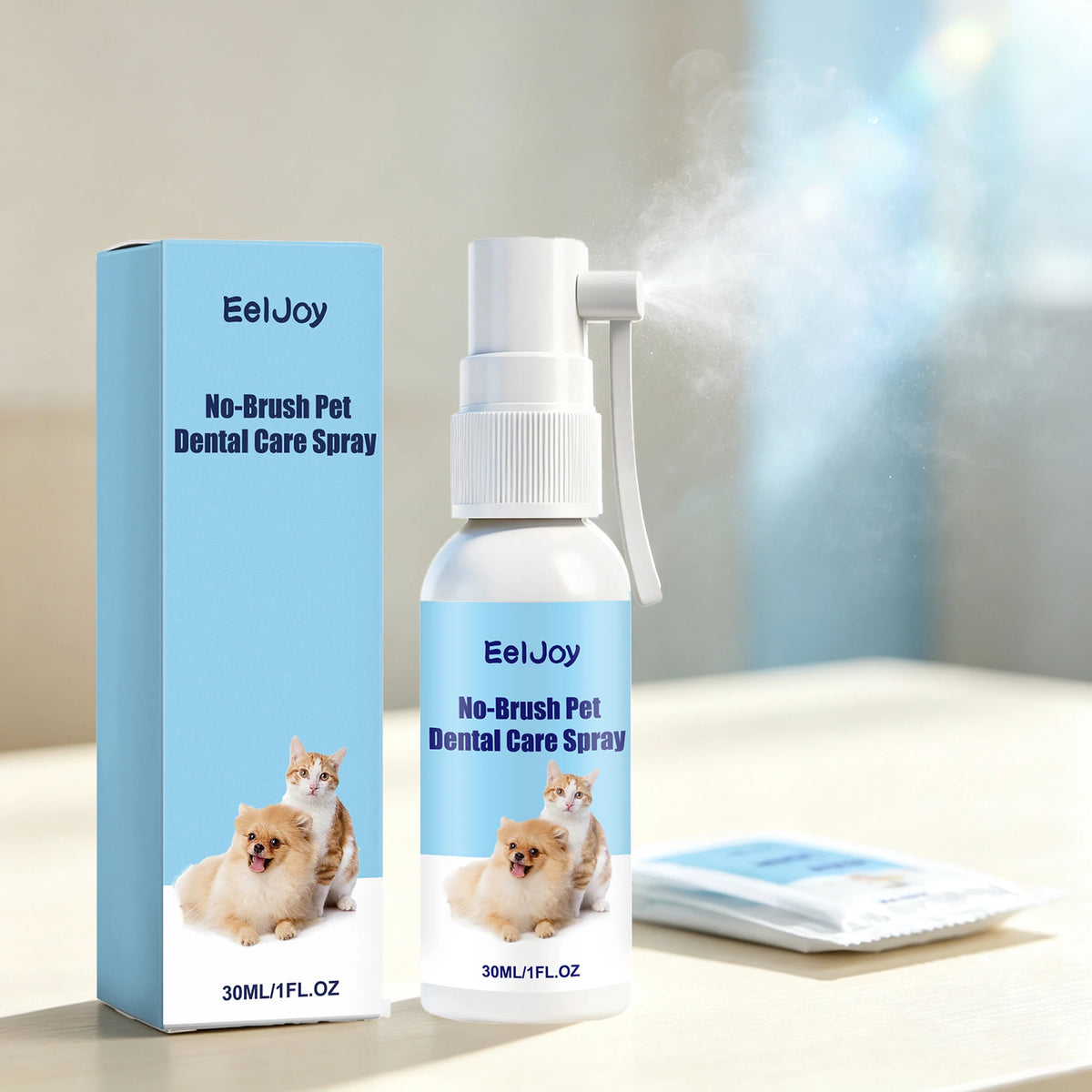 Daily Pet Dental Spray Removes Stains And Eliminates Bad Breath