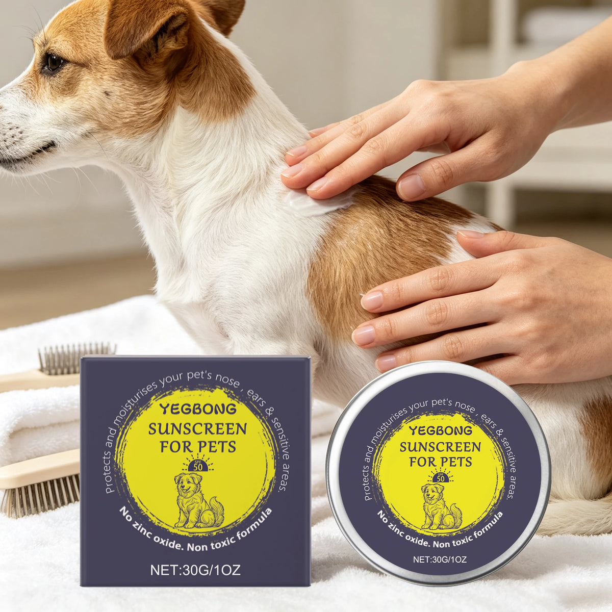 Yegbong Gentle Pet Sunscreen Cream For Dogs And Cats Protection
