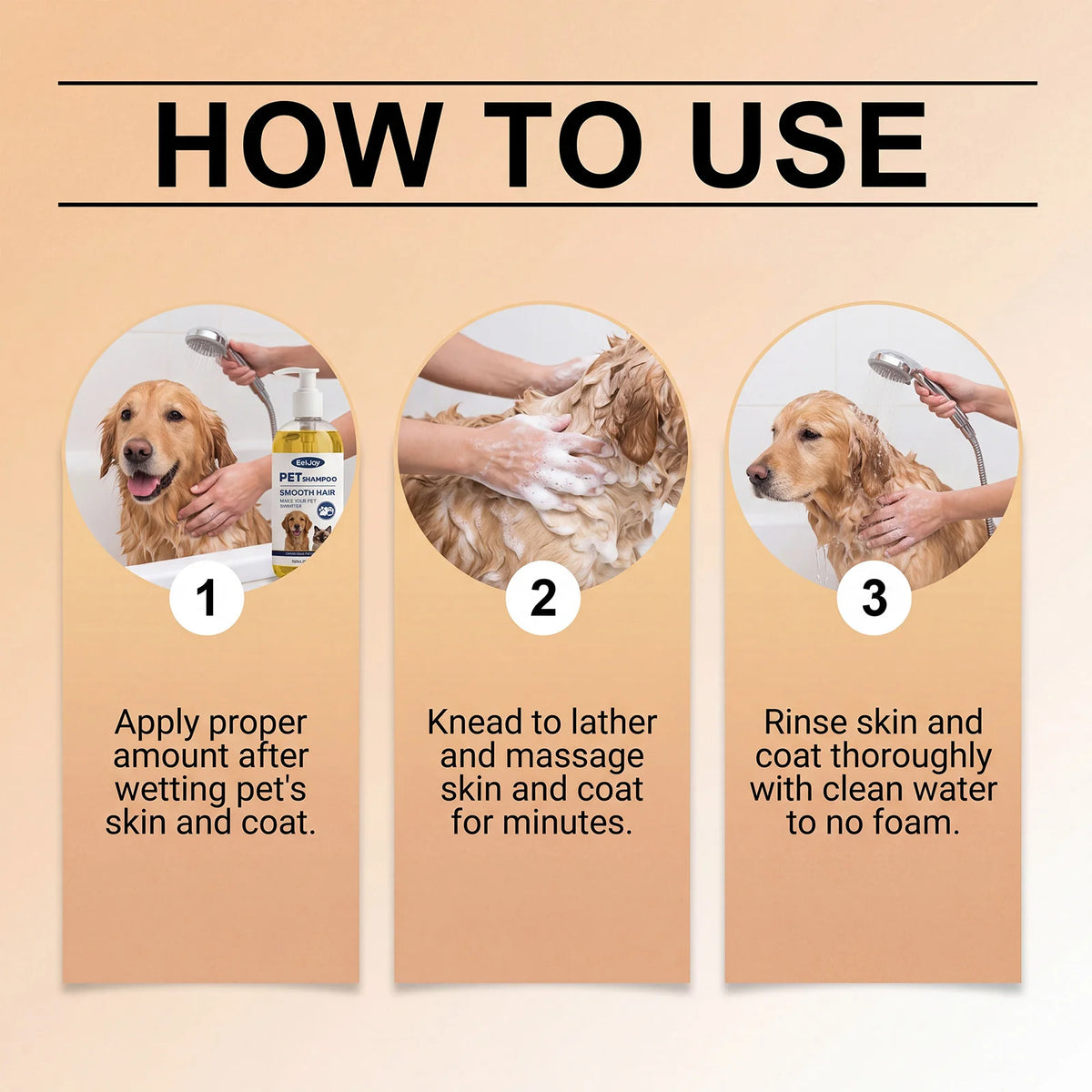 Yegbong Pet Hair Cleaning Shampoo With Mild Grooming Formula