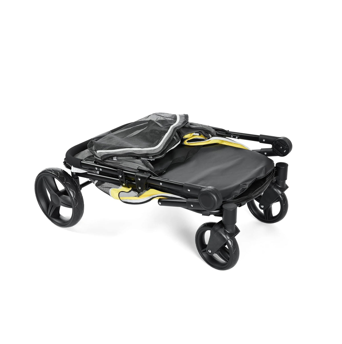 Large and Medium Dog Stroller with Dual Entry Breathable Mesh