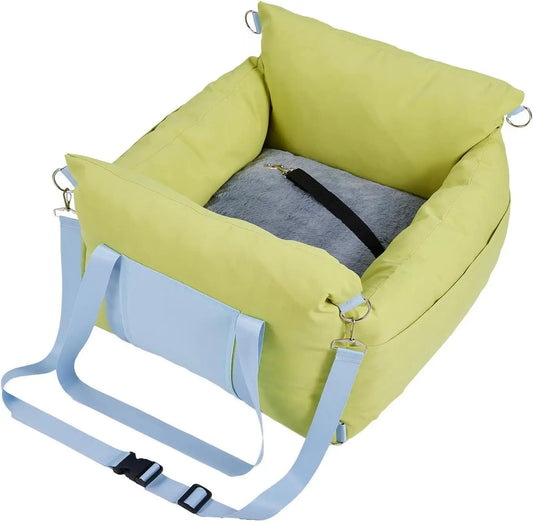 HiMISS Waterproof Dog Car Seat Booster With Safety Tether