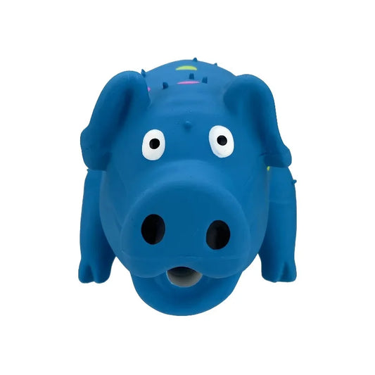 Premium Latex Pig Dog Chew Toy For Active Canine Pets