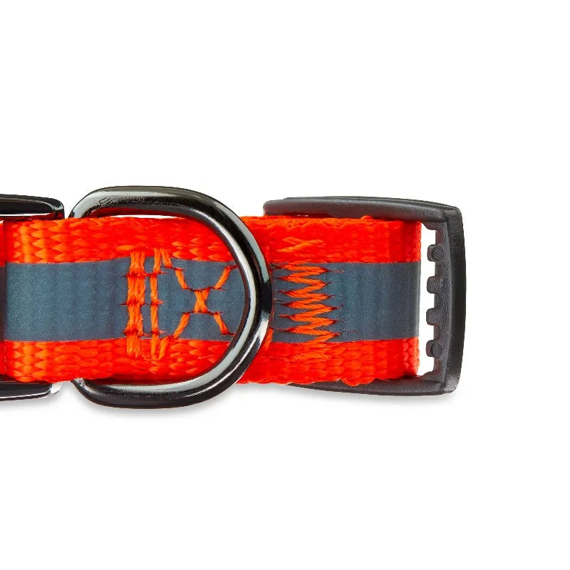 Adjustable Nylon Reflective Dog Collar For Safe Walks