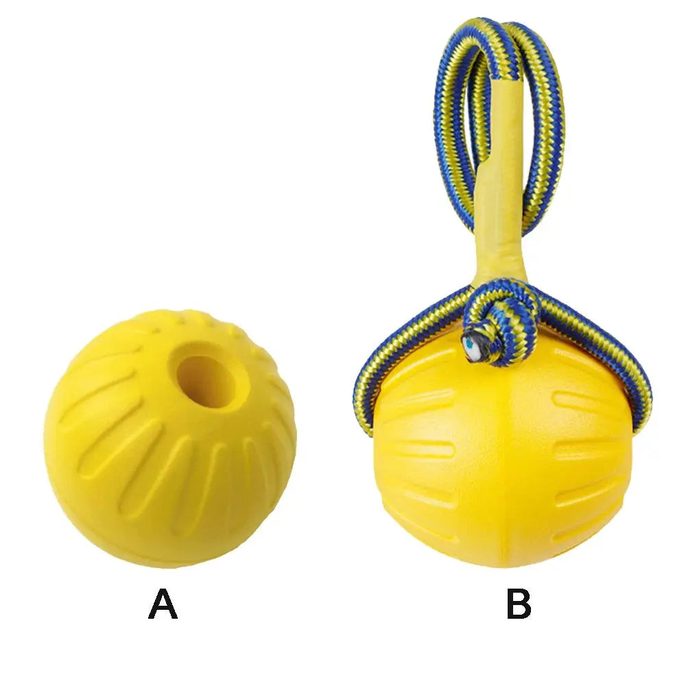 Indestructible Rubber Dog Ball Toy for Training Chewing and Fetch
