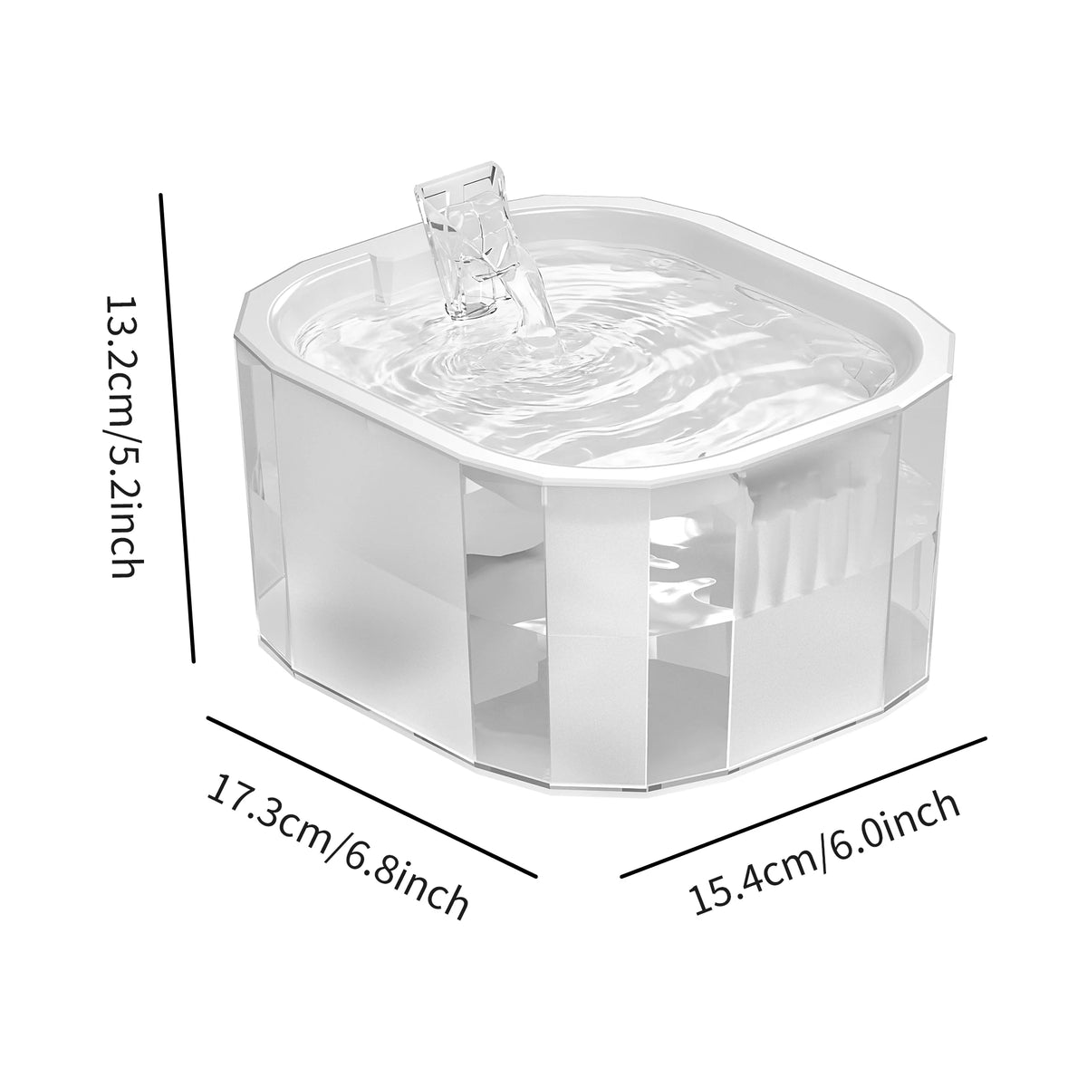 2-in-1 Smart Cat Water Fountain And Feeder With Silent Pump