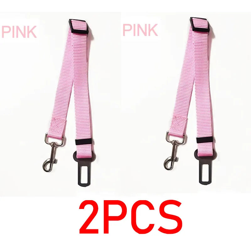 Pet Car Seat Belt Safety Harness Lead Clip For Dogs and Cats
