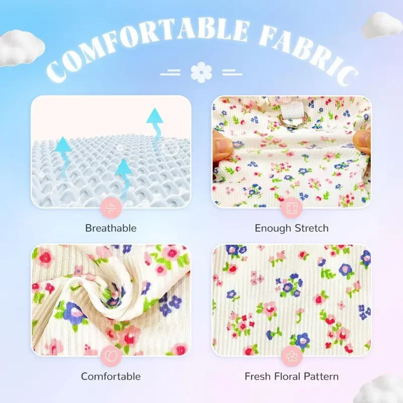 Breathable Summer Ruffle Sleeve Pet Shirt For Dogs And Cats