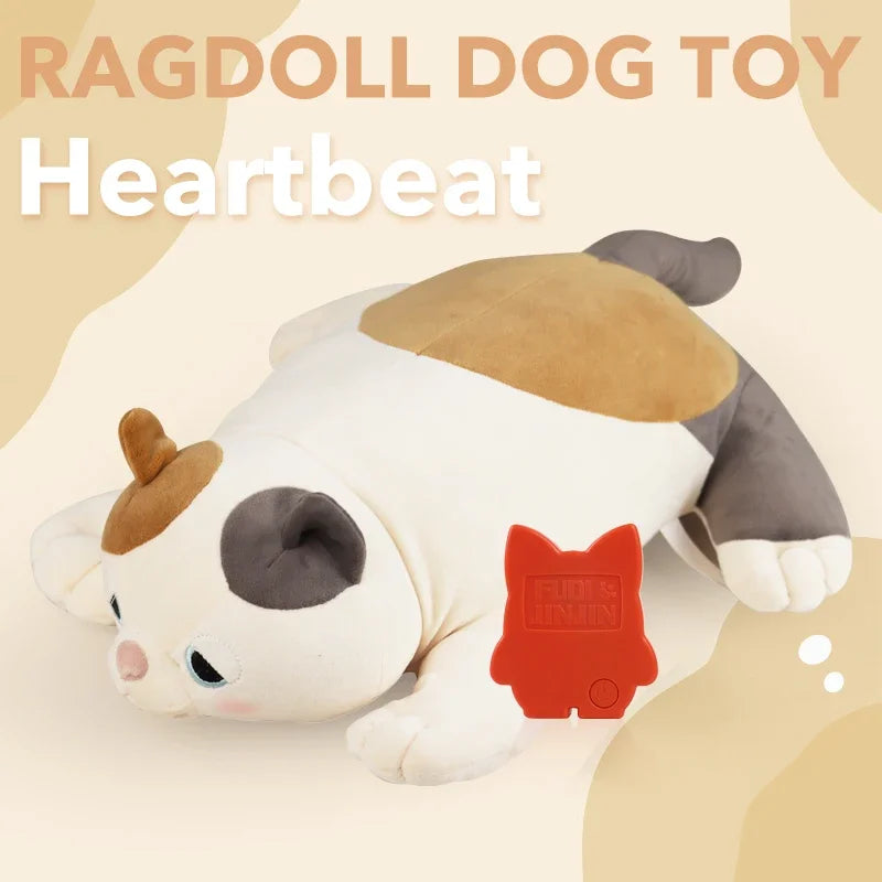 Simulated Heartbeat Dog Toy For Anxiety Relief And Comfort