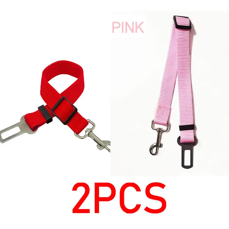 Pet Car Seat Belt Safety Harness Lead Clip For Dogs and Cats