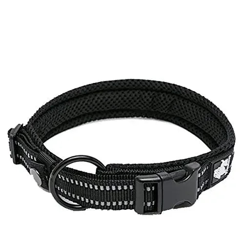 Truelove Reflective Padded Adjustable Nylon Dog Collar