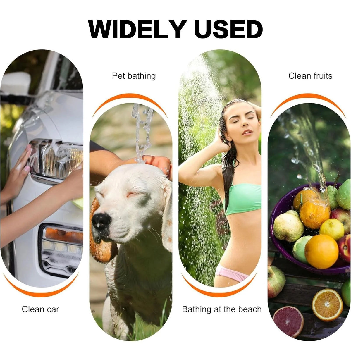 Portable Handheld Pet Shower Sprayer for Bathing and Outdoor Grooming