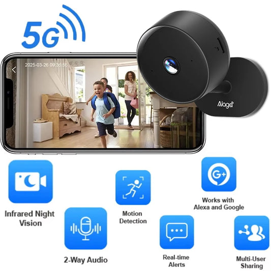 ALAGA 3MP Indoor Security Camera With Smart Tracking And Alerts