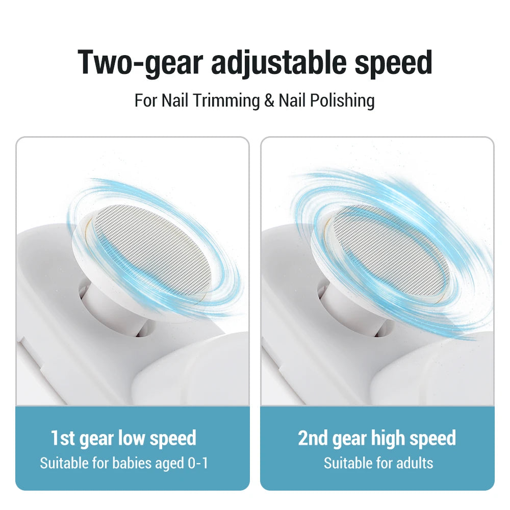 Ms.Dear Electric Nail Clippers With Anti Splash Design