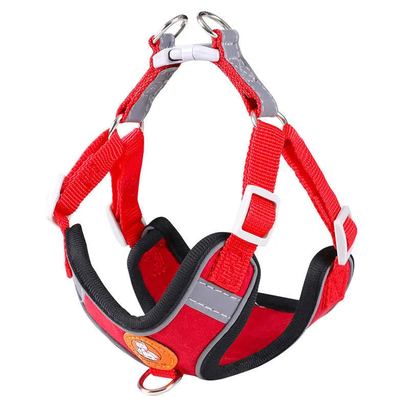 Adjustable No Pull Dog Harness With Matching Walking Leash Set