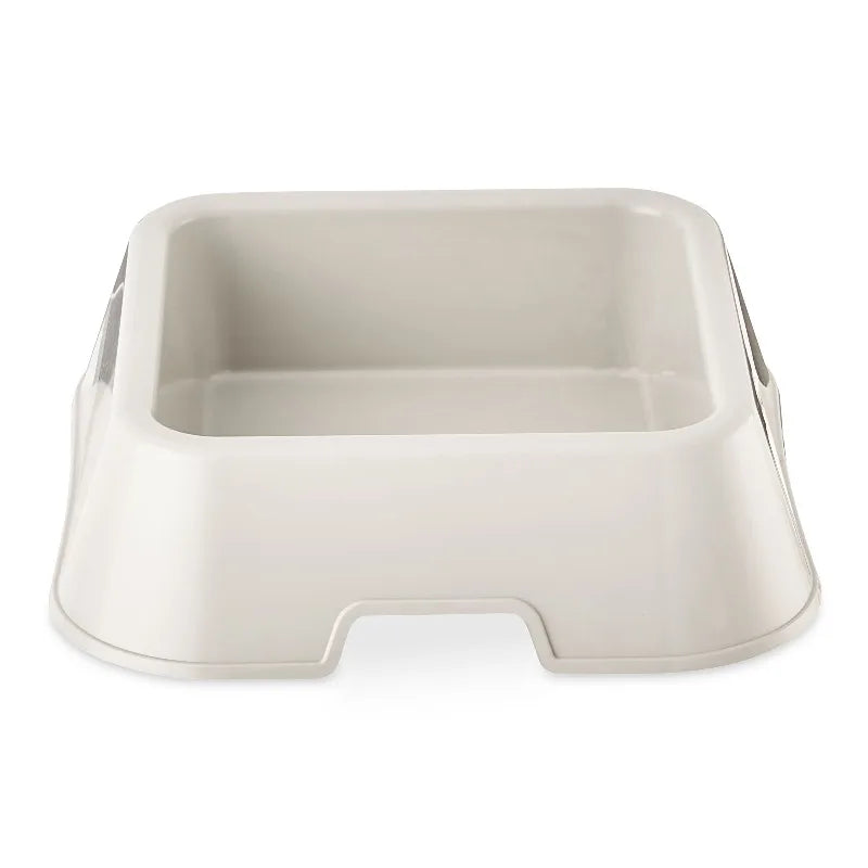 Sturdy Double Wall Plastic Pet Drinking And Feeding Bowl