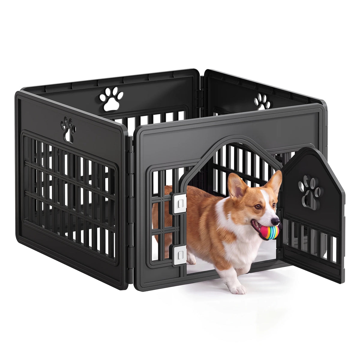 Jhk Expandable Dog Playpen Portable Durable Pet Fence Indoor Outdoor