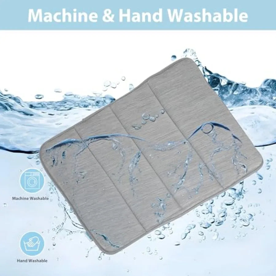 Orthopedic Memory Foam Dog Cooling Mat Non Slip Joint Relief