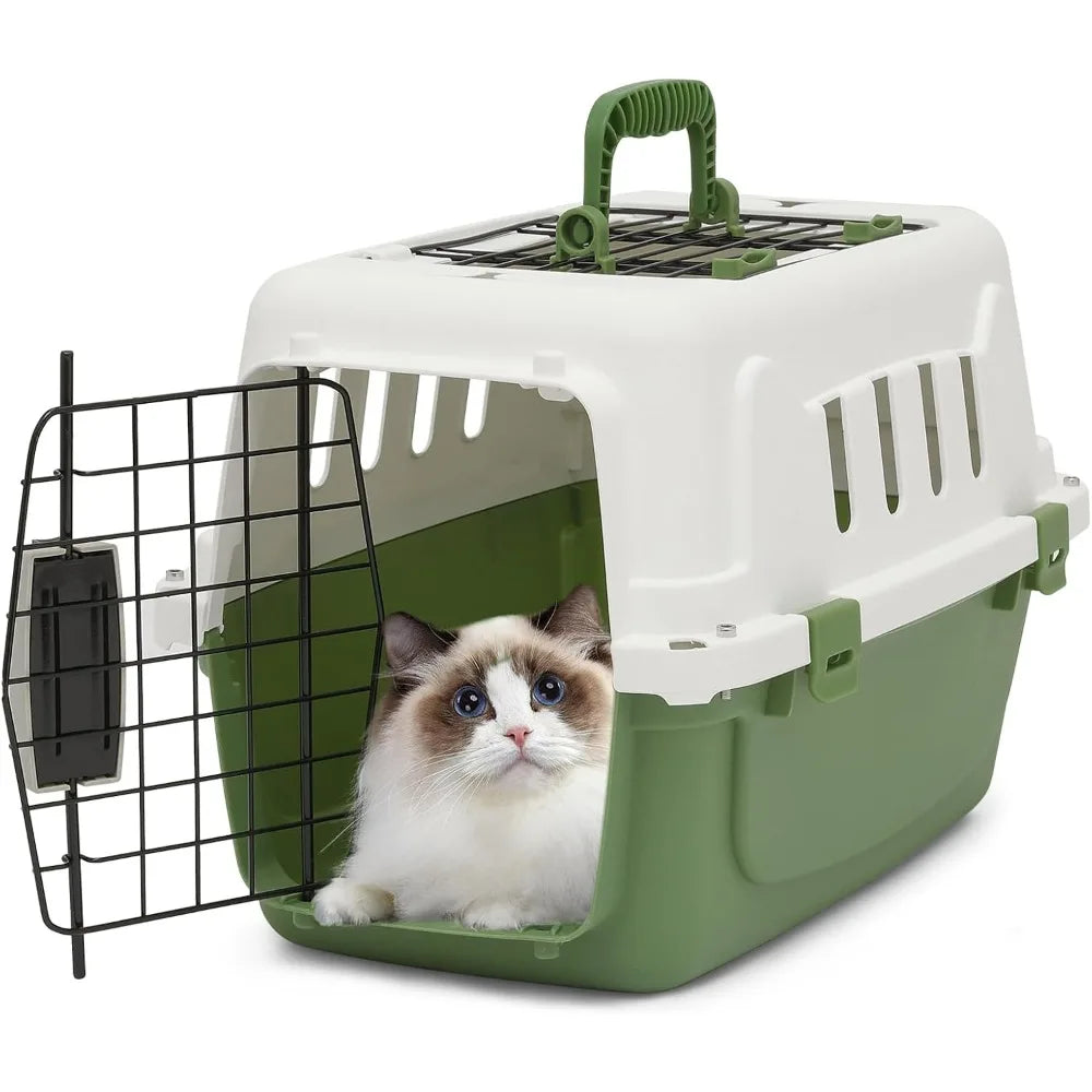 Athena Collection Hard-Sided Pet Travel Carrier With Two-Door Access