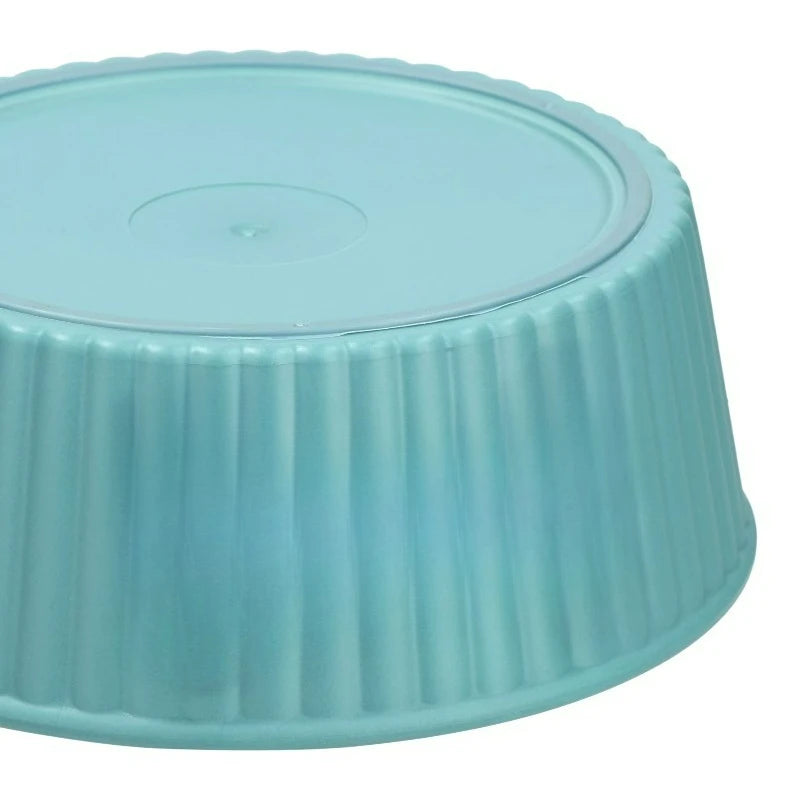 Durable Round Plastic Pet Bowl For Safe Daily Feeding