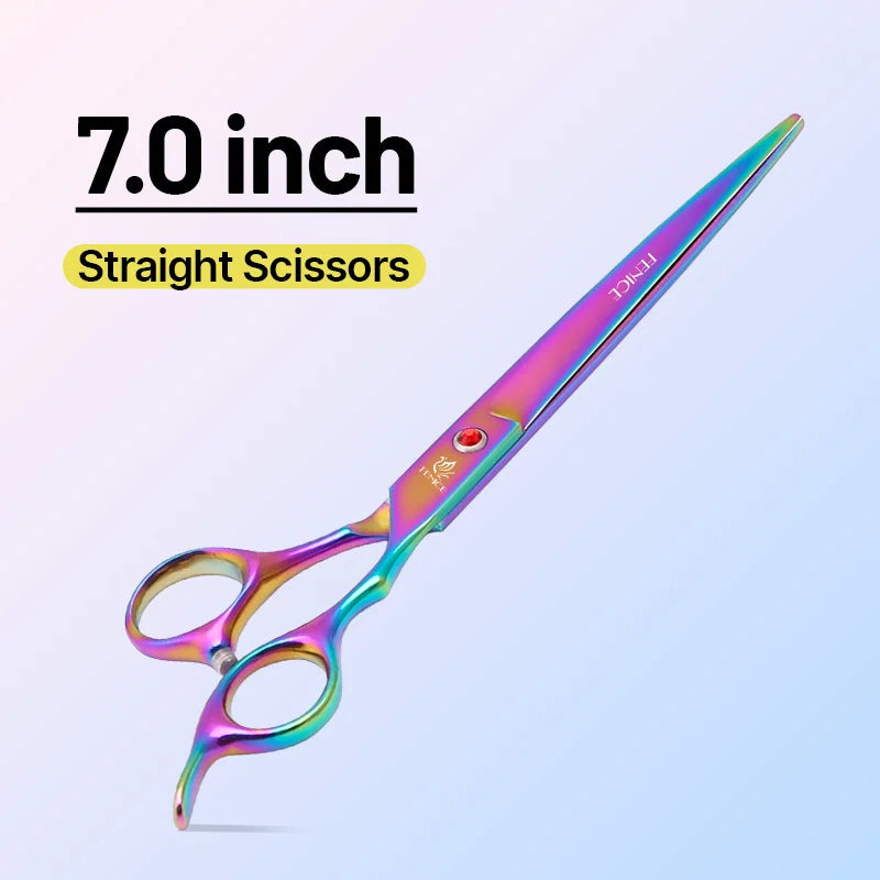 Fenice Stainless Steel Dog Grooming Scissors Professional Pet Shears Set