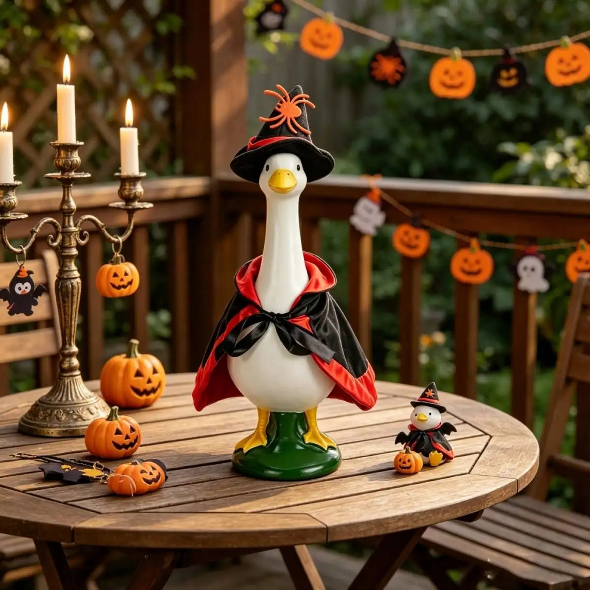 Pet Halloween Costume Set Featuring Spider Cape And Witch Hat