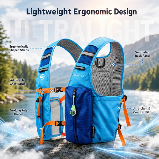 Cooling Tactical Vest With Constant Temperature Control And Water Bladder