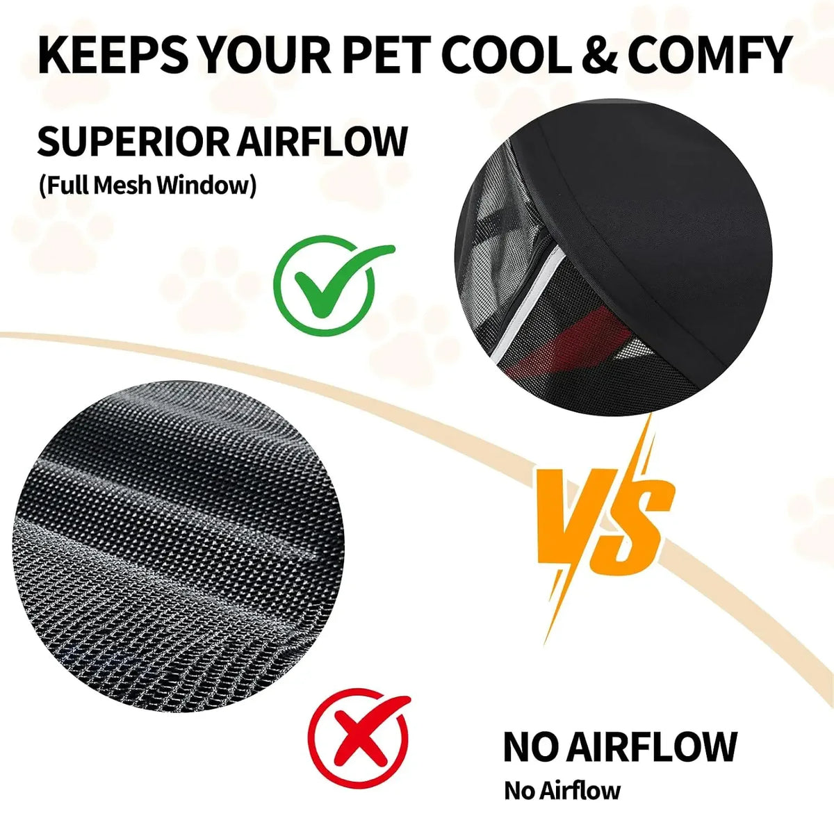 Garvee Heavy Duty Foldable Dog Stroller With Mesh Ventilation