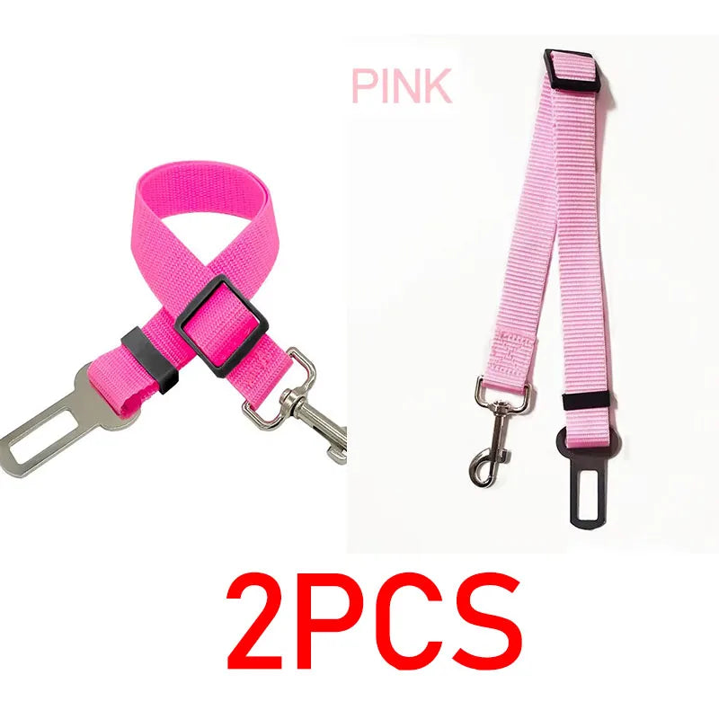 Pet Car Seat Belt Safety Harness Lead Clip For Dogs and Cats
