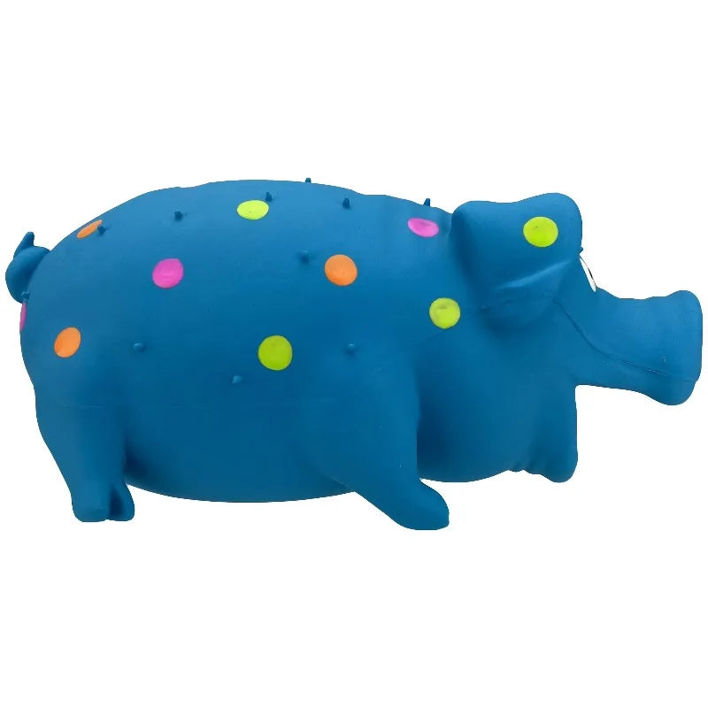 Pig Shaped Silicone Chew Toy for Dogs and Playful Pets