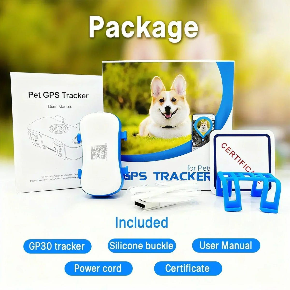 WANWAYTECH 4G GPS Pet Tracker With Live Location Tracking