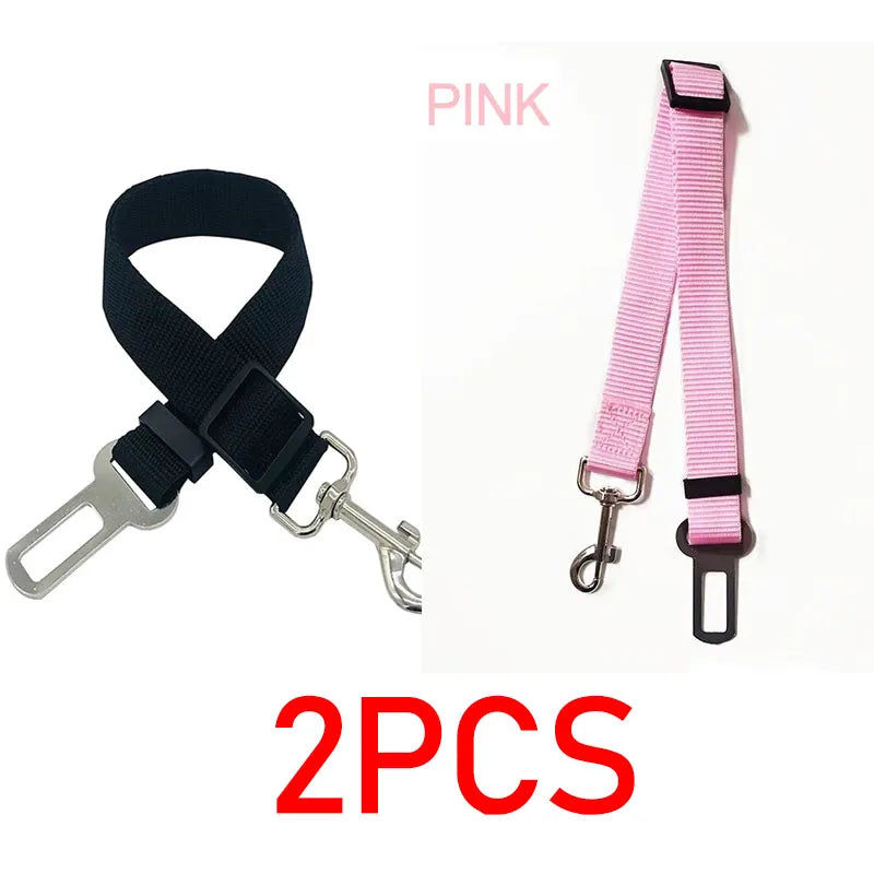 Pet Car Seat Belt Safety Harness Lead Clip For Dogs and Cats