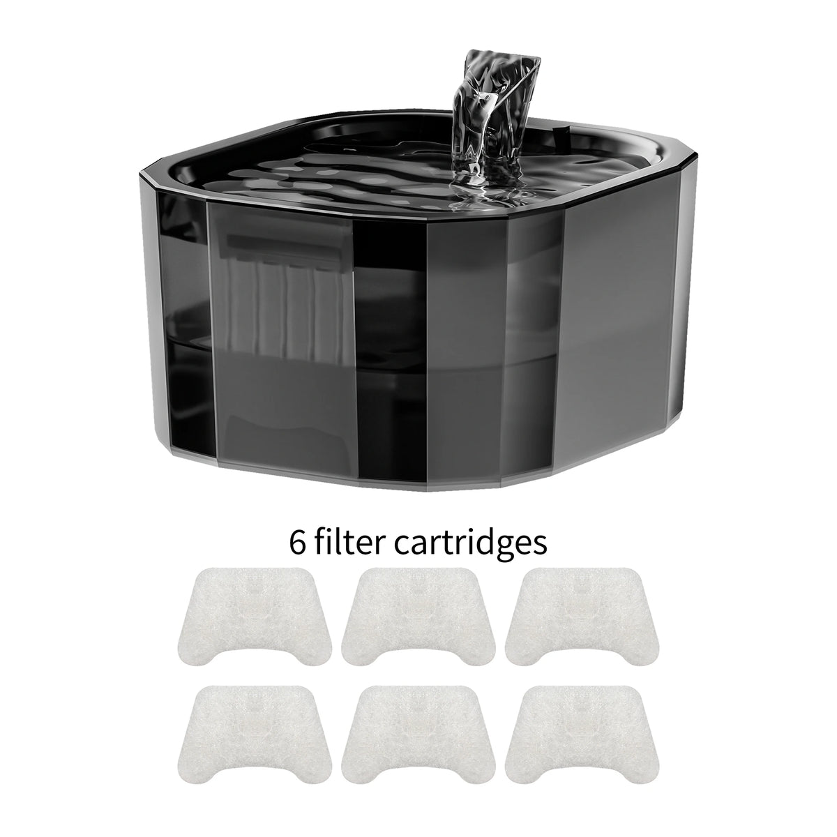 2-in-1 Smart Cat Water Fountain And Feeder With Silent Pump