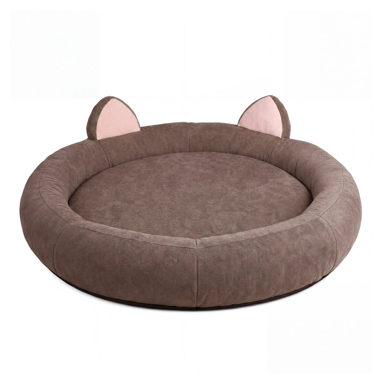 Orthopedic Memory Foam Dog Bed With Supportive Bolster For Dogs