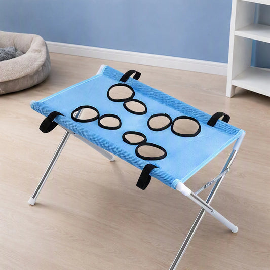 Foldable Pet Grooming Hammock for Dog Bathing and Nail Trimming