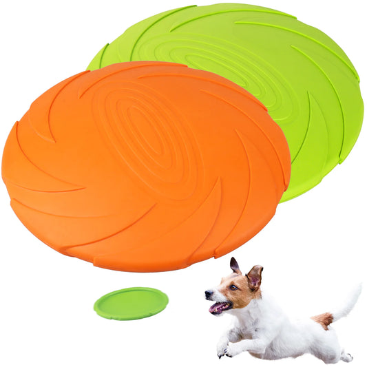 Durable Rubber Dog Flying Disc For Outdoor Pool And Beach